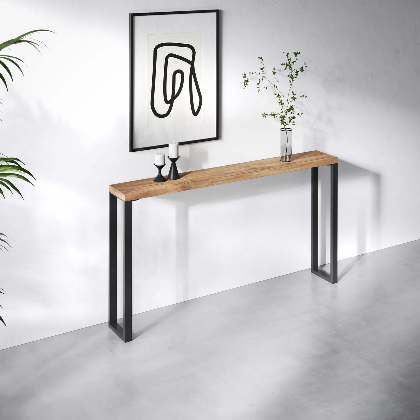 Set 2 picioare metalice masă consolă Tubb