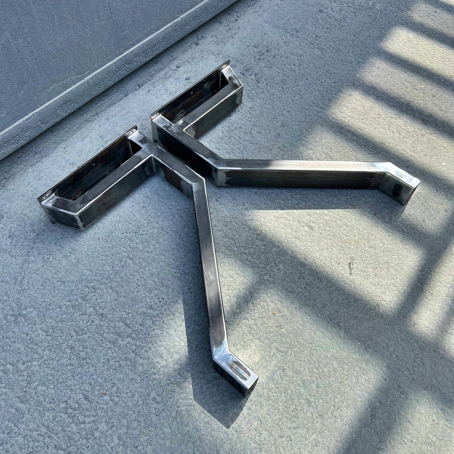 Set 4 picioare metalice pentru masă Tibor