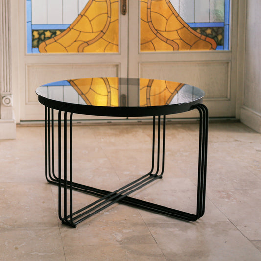 Masa de cafea Amsterdam, negru mat