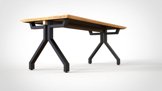 Set 4 picioare metalice pentru masă Tibor