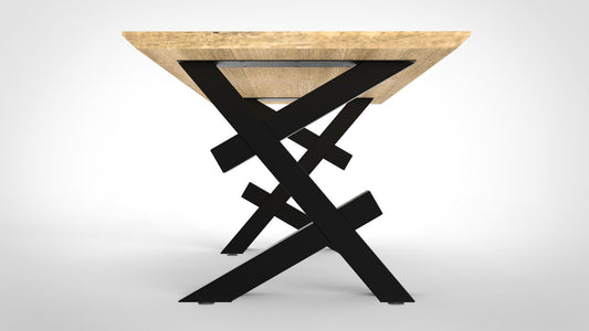 Set 2 picioare metalice pentru masă Odessa