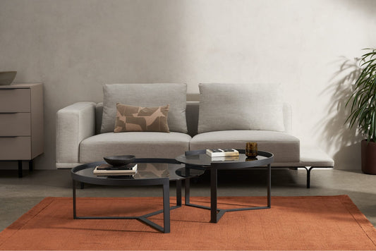 Masă mare de cafea Siam, negru mat