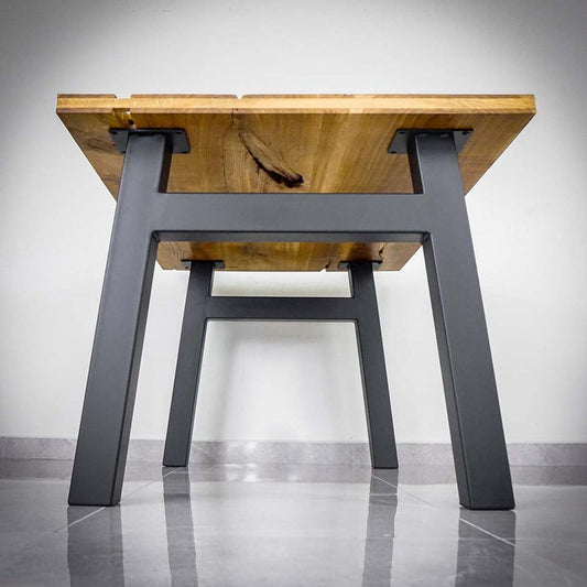 Set 2 picioare metalice pentru masă Hugo