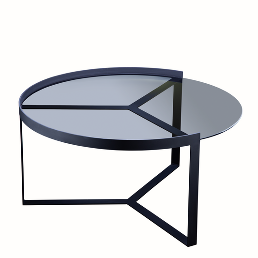 Siam set mese de cafea, negru mat