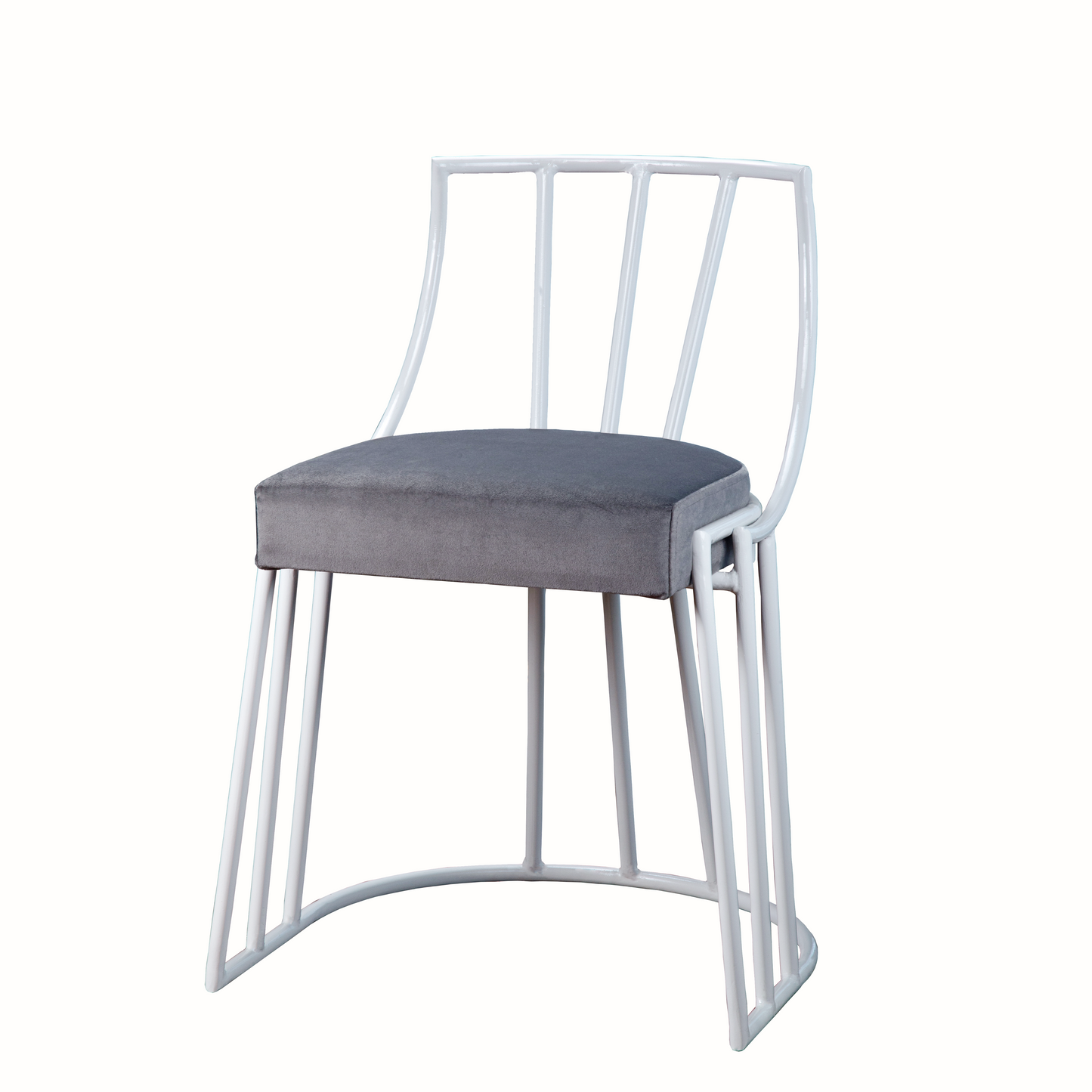 Scaun dining Luqa, alb