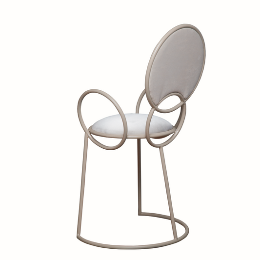 Scaun dining Nisa, beige