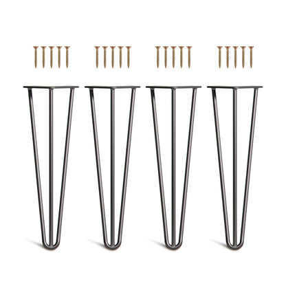 Set 4 picioare metalice masă Hairpin înălțime 40 cm